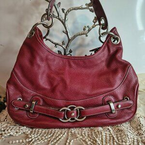 Wilsons Red Leather Hand Bag